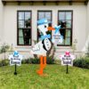 Blue Stork Sign With Sibling Stars, Birth Announcement Yard Stork Sign in Golden Isles - St Simons, Jekyll, Sea Island, Darien & Brunswick